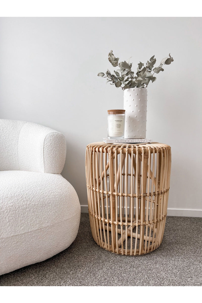 Baya Rattan Side Table – Inkah Limited